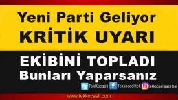 Parti Kuruluyor, Öncesinde Flaş Uyarılar