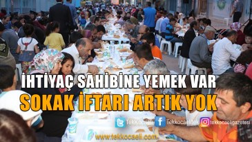 Çayırova’da Sokak İftarları Artık Yok