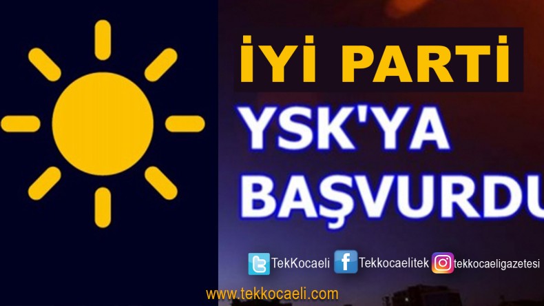 YSK’ya Flaş Başvuru