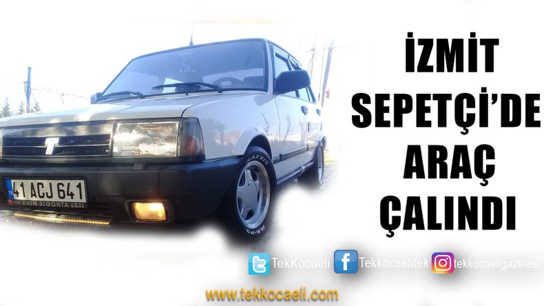 Evinin Önünde Aracı Çalındı