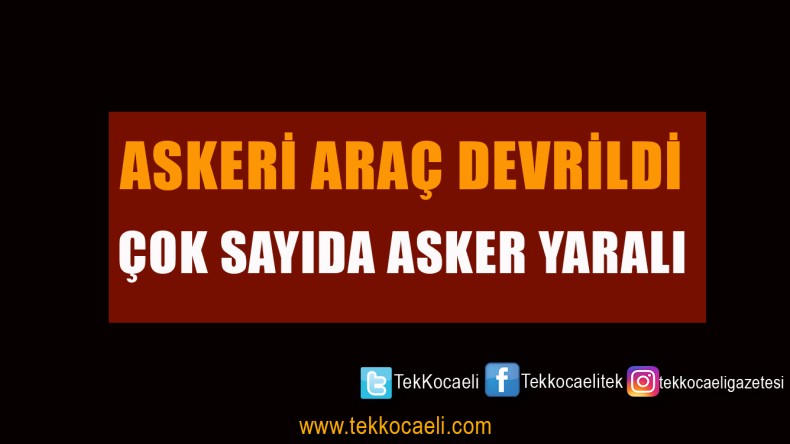 Askeri Araç Devrildi