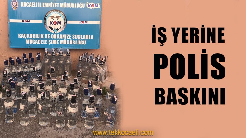 Büfeye Polis Baskını