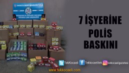 İzmit ve Gölcük’te Polis Baskını