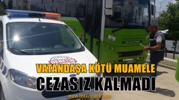 2 Özel Halk Otobüsüne Ceza