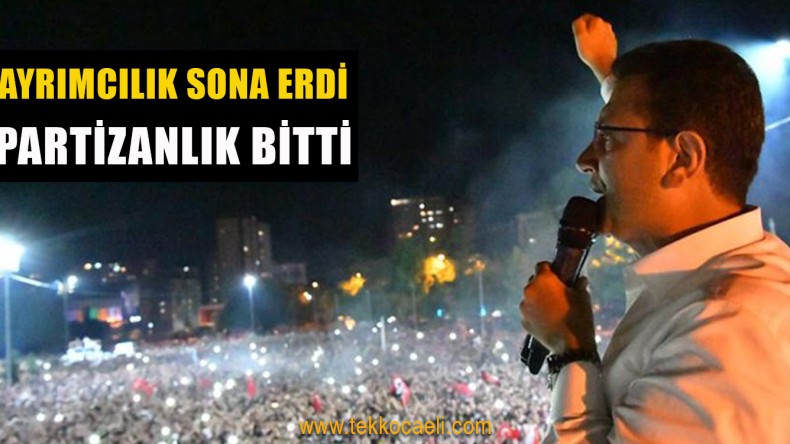 Ekrem Başkan, Mahşeri Kalabalığa Seslendi