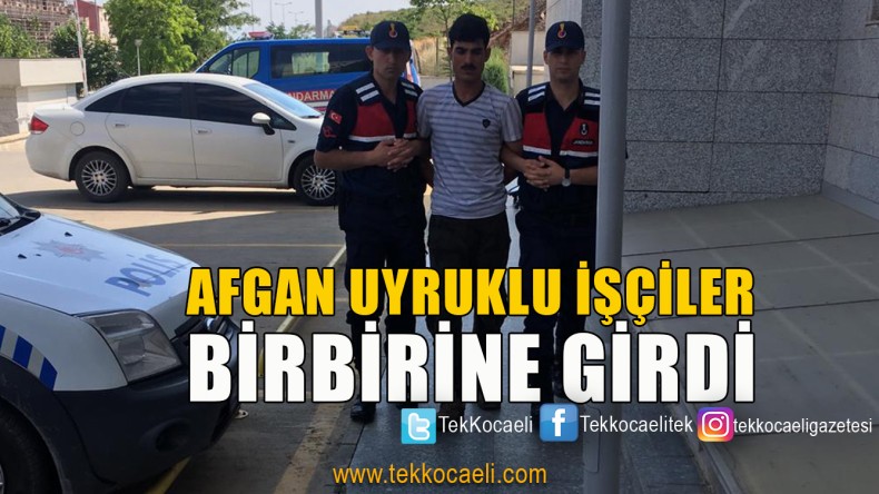 Kocaeli’de Afgan Uyruklu Şahıslar Birbirine Girdi