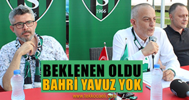 Ne Dediysek O; Bahri Yavuz Yok