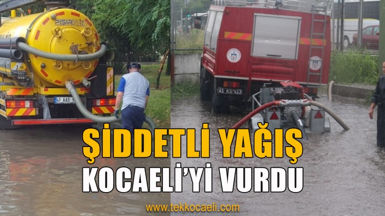 Kocaeli’de Su Baskınları Yaşandı