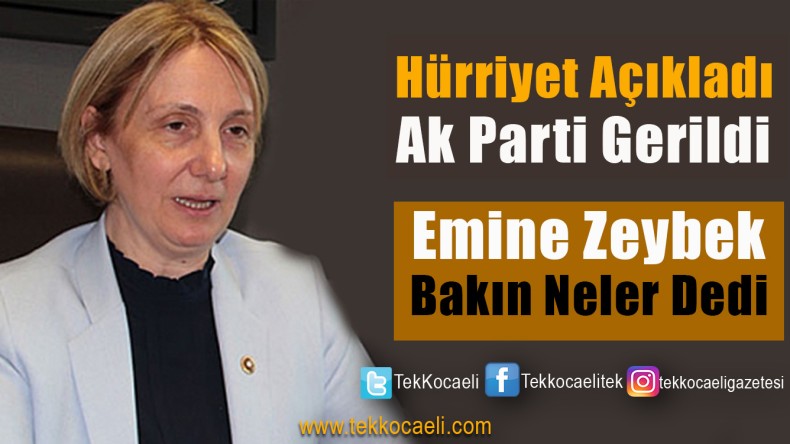 Ak Partili Vekil’den Hürriyet’e Yanıt