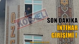 İzmit’in Merkezinde İntihar Girişimi