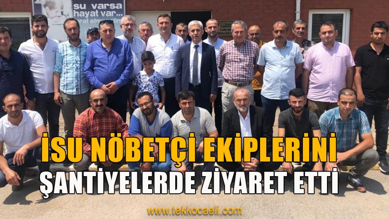 Ali Sağlık, Nöbetçi Ekiplerin Bayramını Kutladı