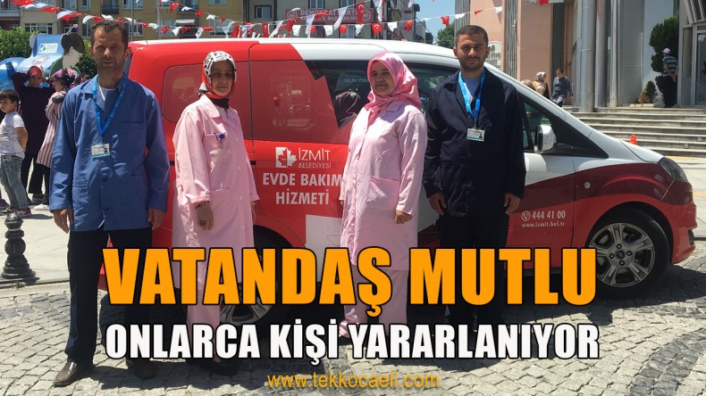 İzmit’te Vatandaşı Mutlu Eden Hizmet