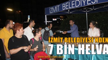 Kadir Gecesi’nde 7 Bin Helva Dağıttı