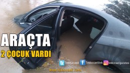 Araç Su Kanalına Uçtu