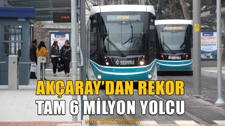 6 Ayda 6 Milyon Yolcu Taşıdı