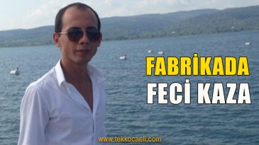 İşçinin Üzerine Yüzlerce Kiloluk Demir Sac Düştü