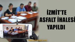 İzmit’te Asfalt Yama İhalesi Yapıldı