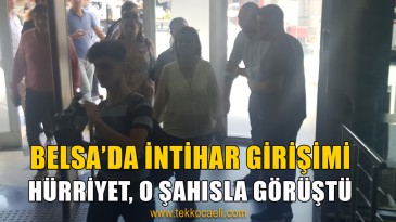 Belsa Plaza’da İntihar Girişimi