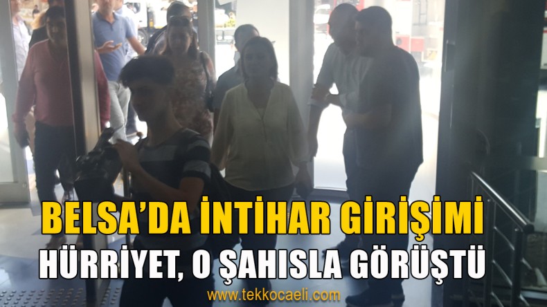 Belsa Plaza’da İntihar Girişimi