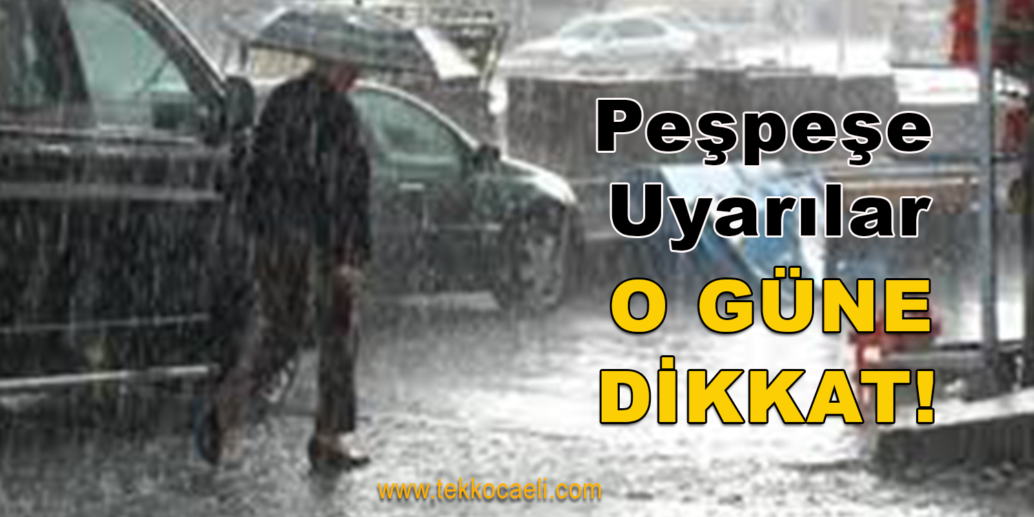 Marmara’ya Ani Sel Uyarısı