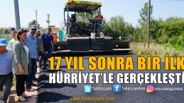 Bayraktar Köyü, 17 Yıl Sonra Asfaltla Tanıştı