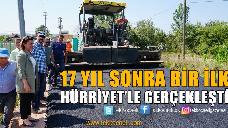 Bayraktar Köyü, 17 Yıl Sonra Asfaltla Tanıştı