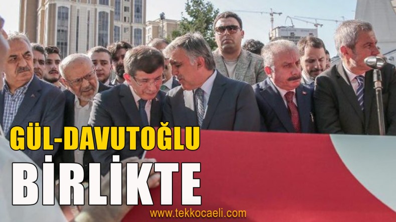 Gül ve Davutoğlu Buluştu