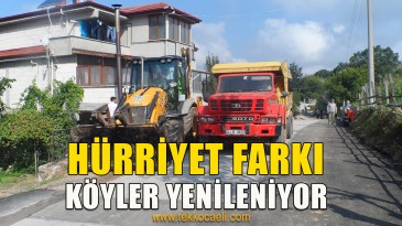 İzmit’in Köyleri Hürriyet’le Yenileniyor