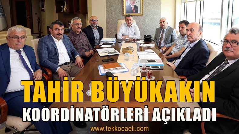 Büyükşehir’de Koordinatörler Belli Oldu