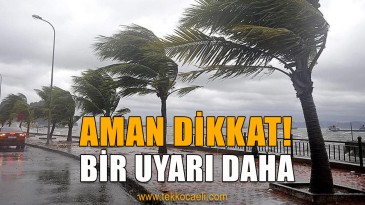 DİKKAT! Şimdi Uyarı Geldi