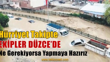 İzmit Belediyesi’nden Düzce’ye Yardım Eli