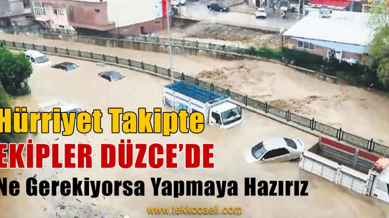 İzmit Belediyesi’nden Düzce’ye Yardım Eli