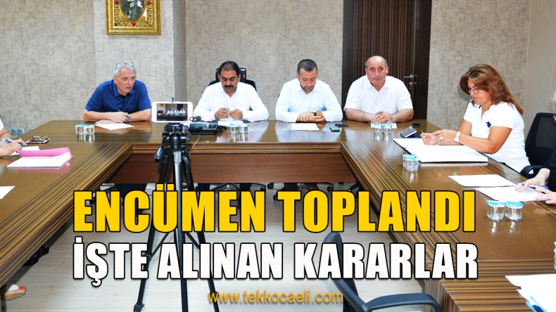 İzmit Belediyesi Encümeni Toplandı
