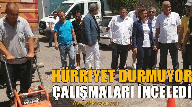 İzmit’te Asfalt Seferberliği