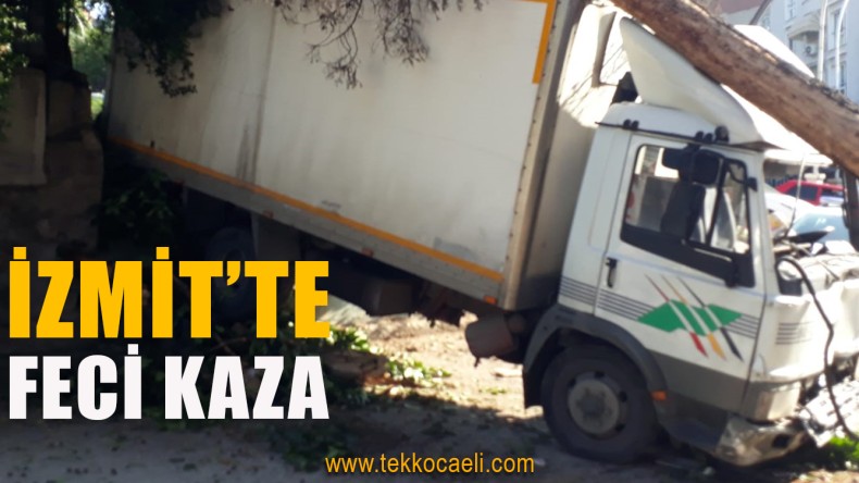 İzmit Santral Yokuşunda Kaza