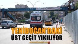 Çetin Emeç Üst Geçidi Yıkılıyor
