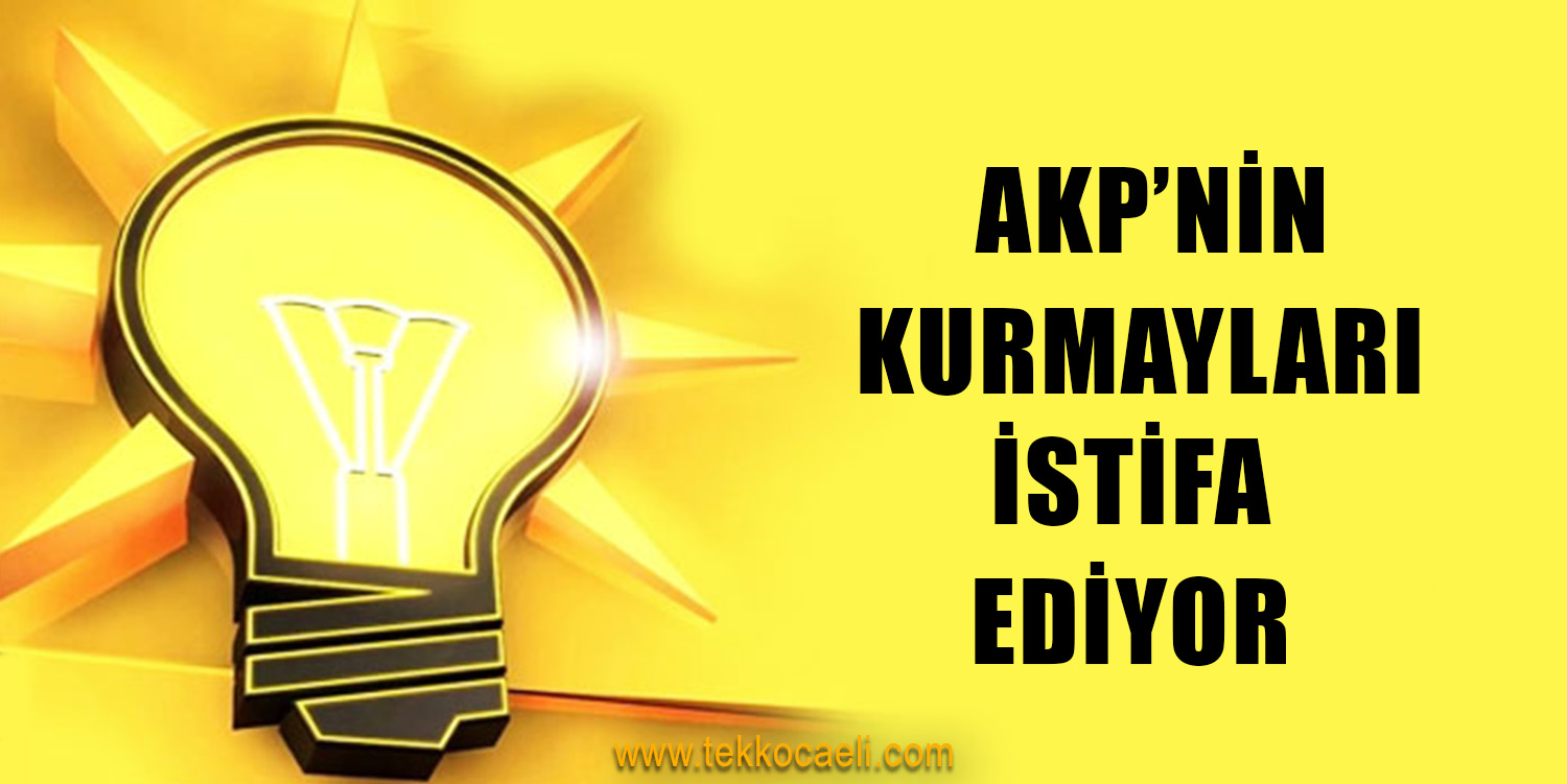 AKP’de İstifalar Devam Ediyor
