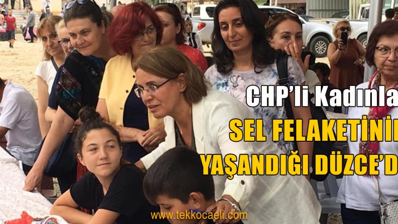 CHP’li Kadınlar Düzce İçin Seferberlik İlan Etti