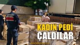 200 Bin TL. Değerinde Kadın Pedi Çaldılar