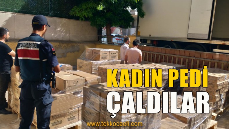 200 Bin TL. Değerinde Kadın Pedi Çaldılar