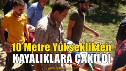 Çocuk Kayalıklara Düştü