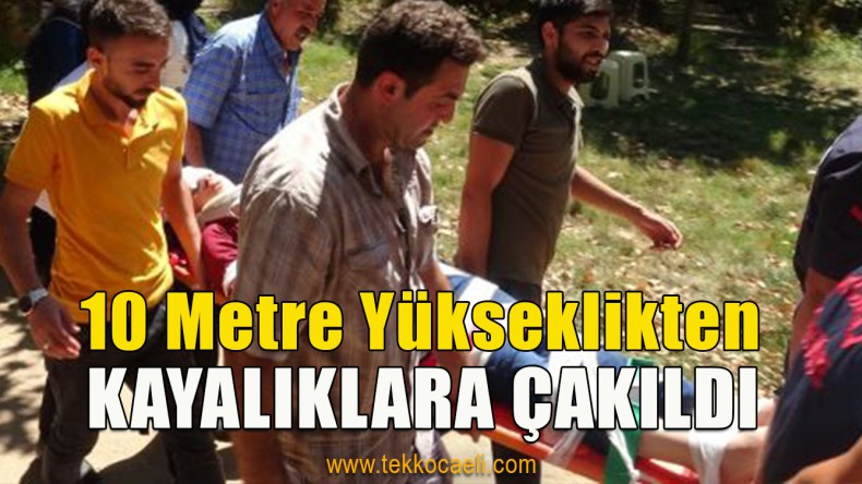 Çocuk Kayalıklara Düştü