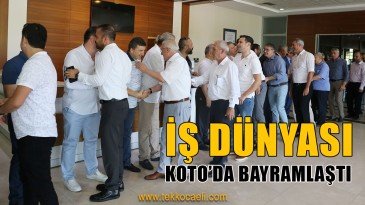 KOTO’daki Bayramlaşmaya Yoğun Katılım