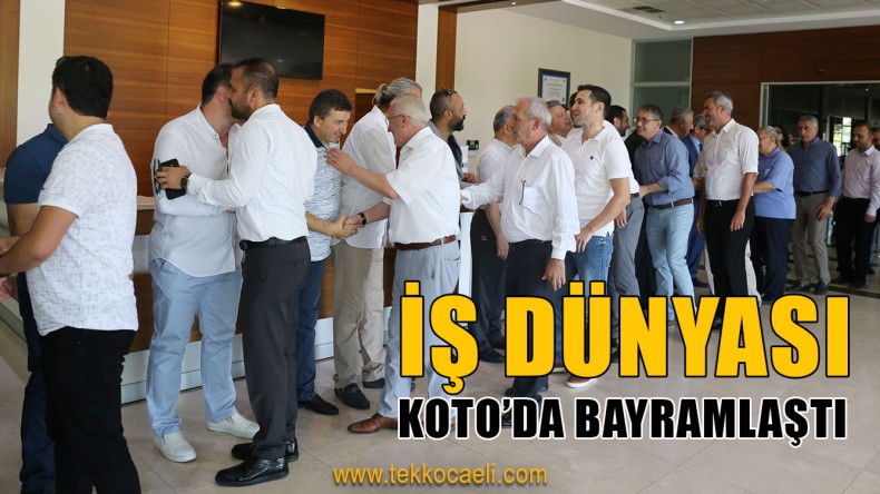 KOTO’daki Bayramlaşmaya Yoğun Katılım