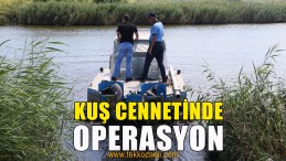 Kuş Cennetinde Midye Avcılarına Geçit Yok