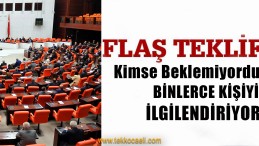 Milletvekili’nden Flaş Teklif!