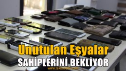 Tramvayda, Otobüste Eşya Unutanlar DİKKAT!