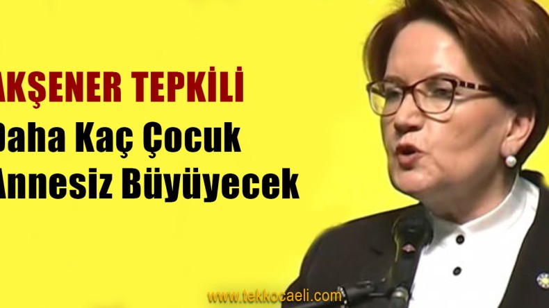 Kadın Cinayeti Haberleri Akşener’i Çileden Çıkardı
