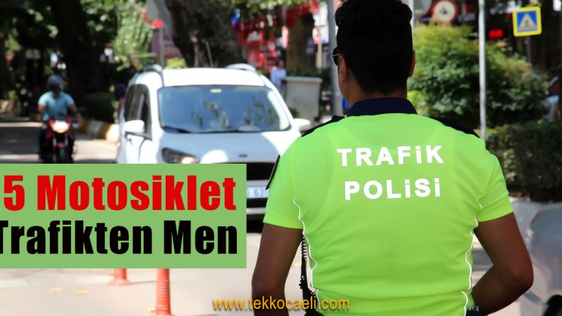 Motosiklet Sürücülerine Ceza Yağdı