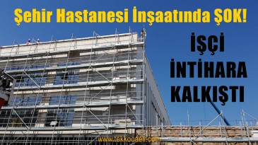 Parasını Alamayan İşçi İntihara Kalkıştı
